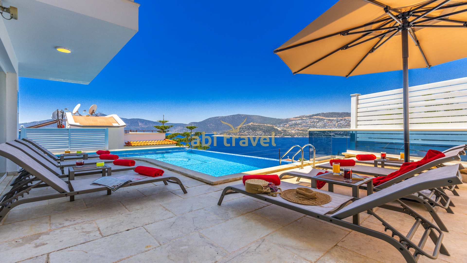 ABI7487 - Sea View, Holiday Villa for 8 Persons